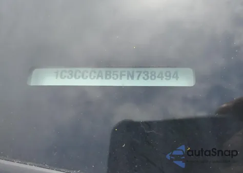 2015 Chrysler 200 Limited z USA, uszkodzony, nr VIN 1C3CCCAB5FN738494